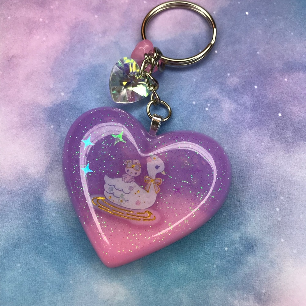 My Melody heart Keychain